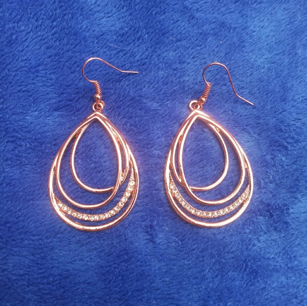 Copper earrings
